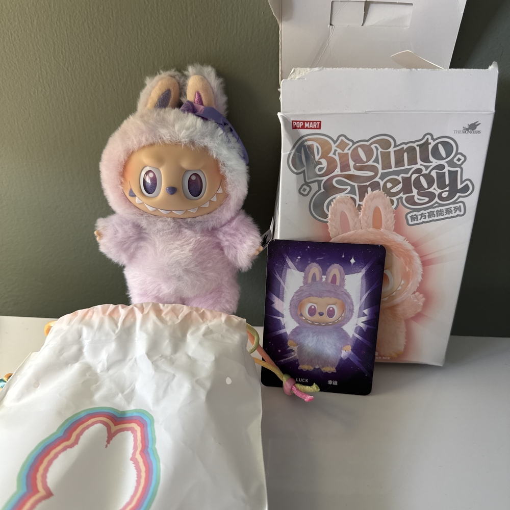 Bunny Plush Toy - Pink and Purple